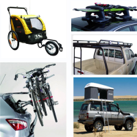 Bike racks, roof racks, roof carrier, hooks for all terrain vehicles.
