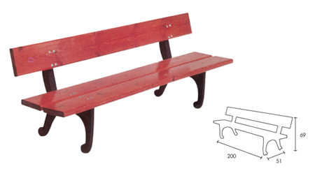 Outdoor benches.