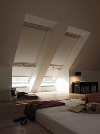Special Velux blind for bedrooms.